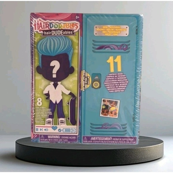 Hairdorables Other - New Hairdorables Doll Boy HairDUDEables Series 3 Surprises Male Fashion NIB 5"